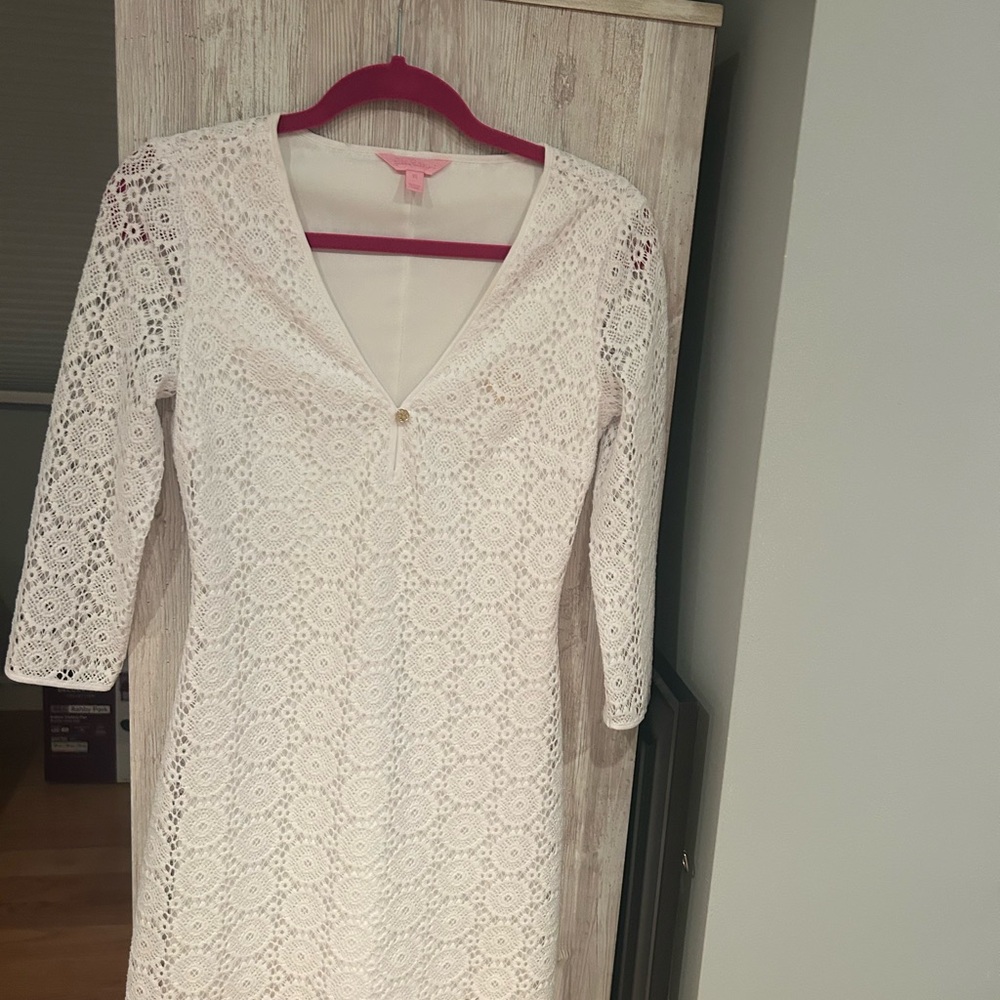 Lilly Pulitzer white Lace Dress